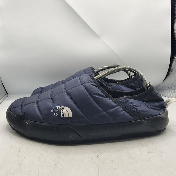 The North Face Mens 11 Blue ThermoBall Traction V Mule Slipper Shoes Loafers - Picture 5 of 12